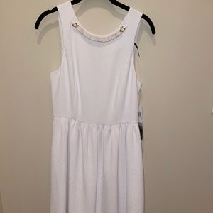 Women’s Kensie Mini White Skater Formal Dress Size XS New Unused